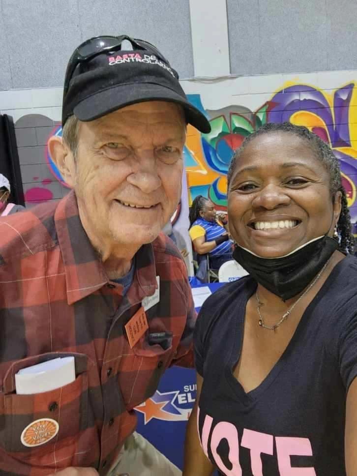 Deva Simmons serving the community